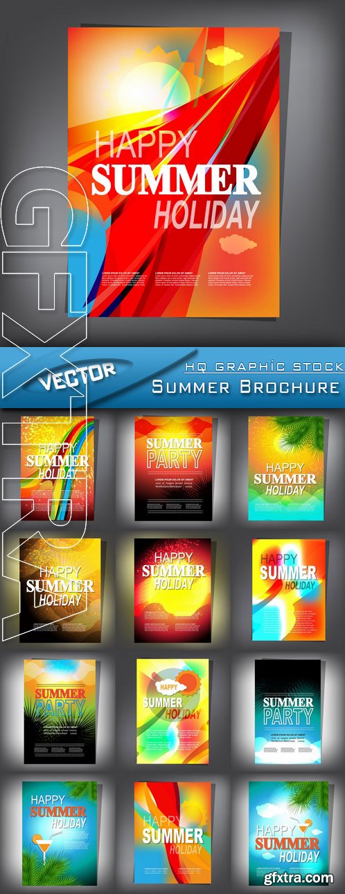 Stock Vector - Summer Brochure