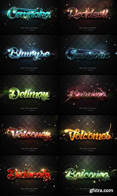 GraphicRiver Modern 3D Text Effects Big Bundle 11650283[