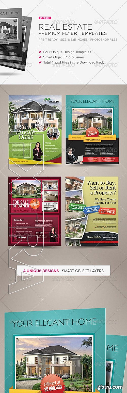 GraphicRiver - Premium Real Estate Flyers 1267214