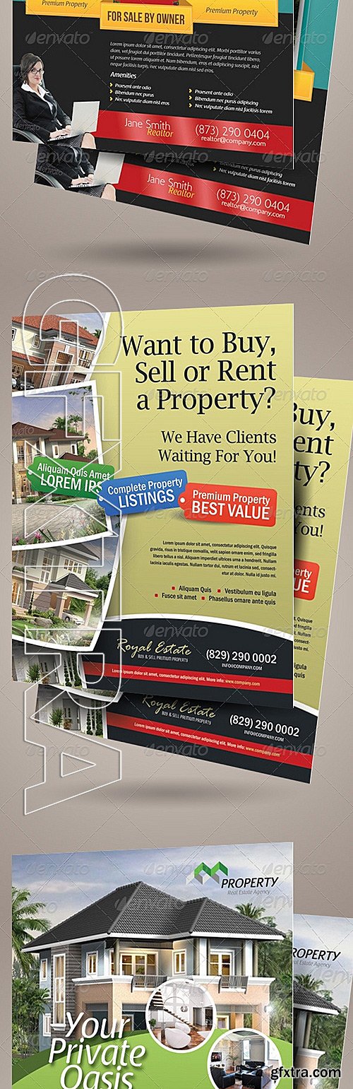 GraphicRiver - Premium Real Estate Flyers 1267214