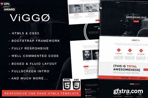 CM - VIGGO - One Page HTML5 Template 202499