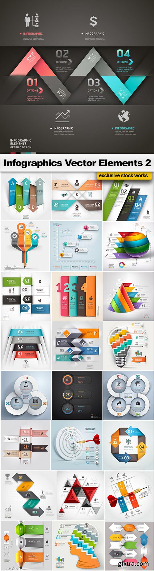 Infographics Vector Elements 2 - 25x EPS