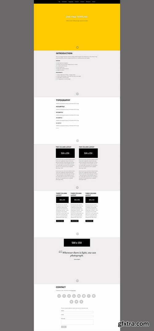 CM - One Page Responsive HTML5 Template 108870