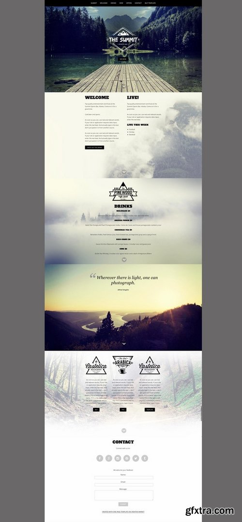 CM - One Page Responsive HTML5 Template 108870