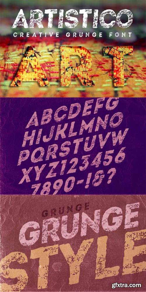 Artistico Grunge Font