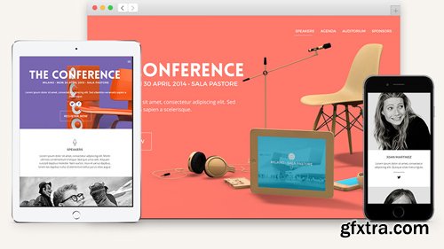 Conference HTML5 Book Landing Page