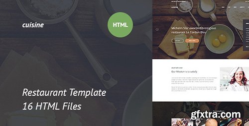 ThemeForest - Cuisine v1.0 - Restaurant HTML Template - 11465321