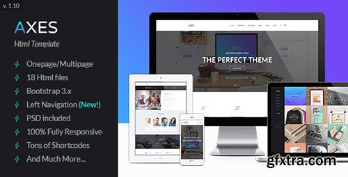 ThemeForest - Axes v1.00 - Multipurpose One/Multipage Html Template - 11437827