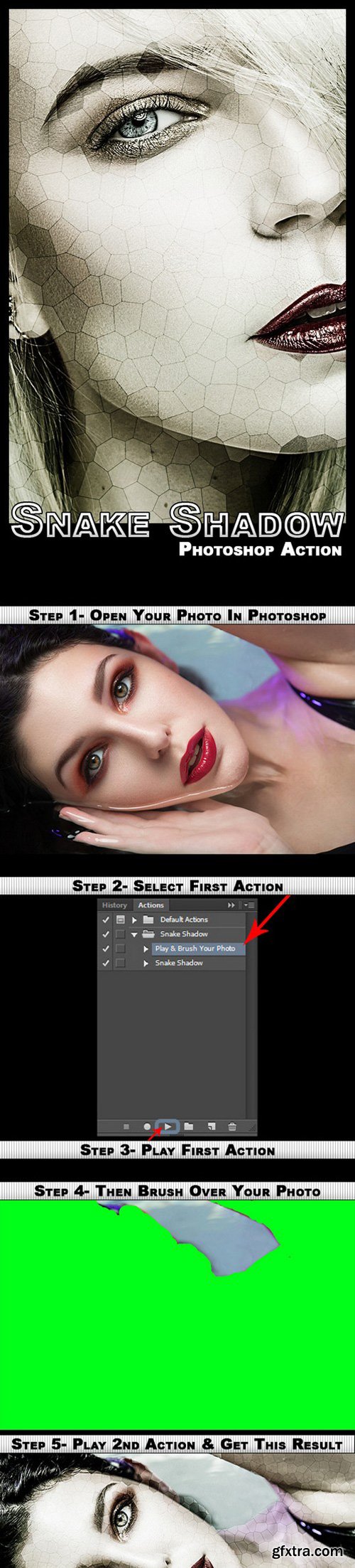 GraphicRiver - Snake Shadow Ps Action 11108342