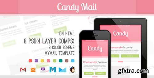 ThemeForest - Candy Mail v1.3 - Responsive E-mail Templates - 4567884