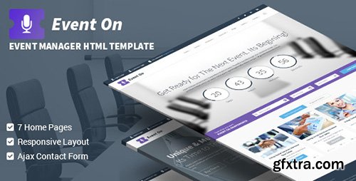 ThemeForest - Event On v1.0 - Responsive HTML Template - 8145652