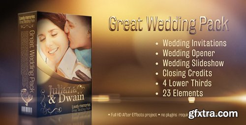 VideoHive Wedding Pack Lovely Memories 10243701