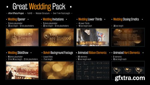 VideoHive Wedding Pack Lovely Memories 10243701