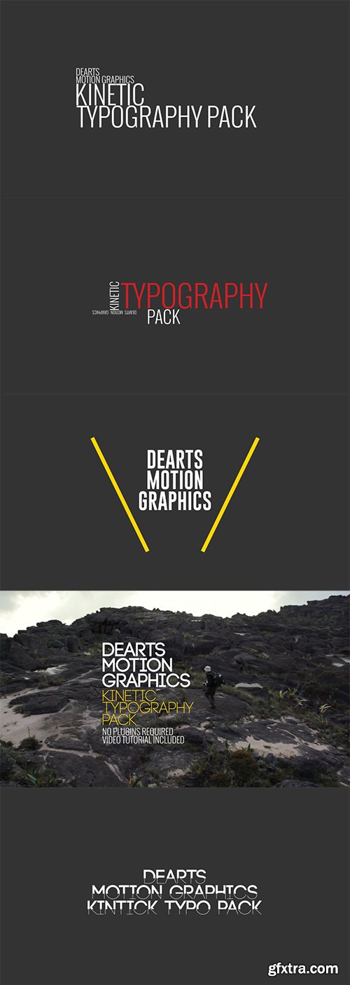 VideoHive Kinetic Typo Pack 10995055