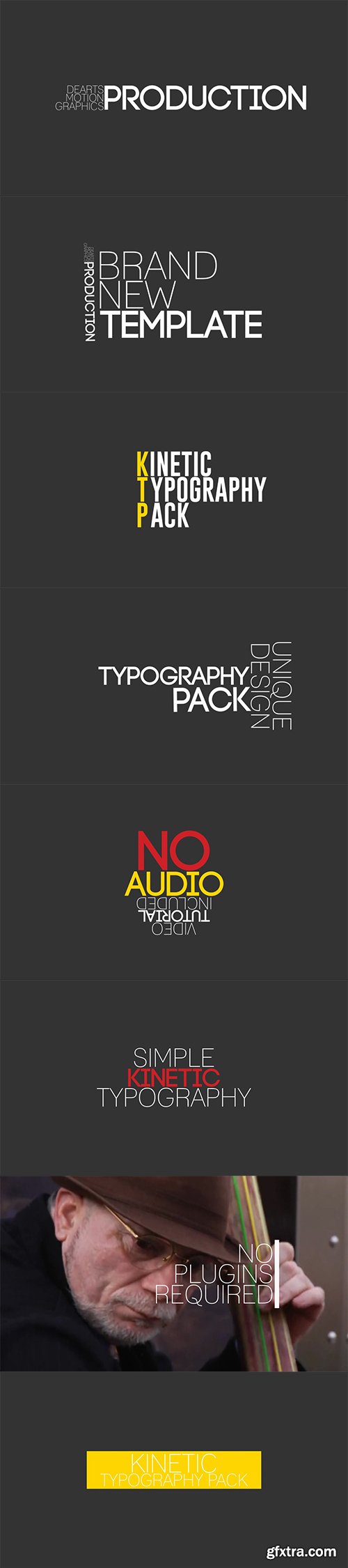 VideoHive Kinetic Typo Pack 10995055