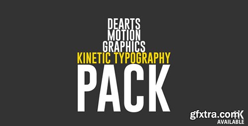 VideoHive Kinetic Typo Pack 10995055