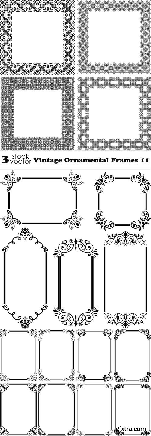 Vectors - Vintage Ornamental Frames 11