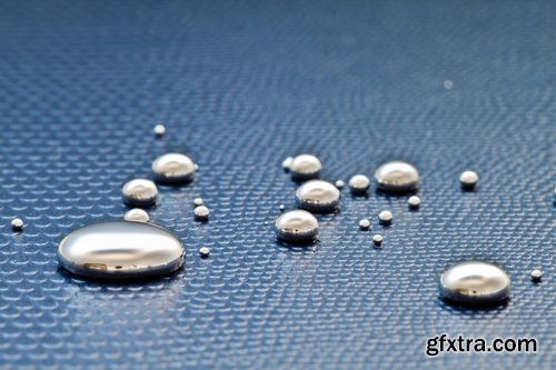 Collection of illustration metal mercury drop a background 25 HQ Jpeg