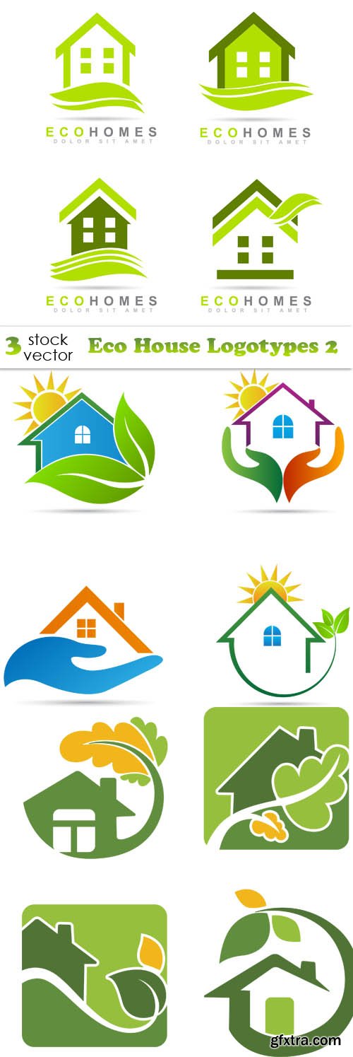 Vectors - Eco House Logotypes 2