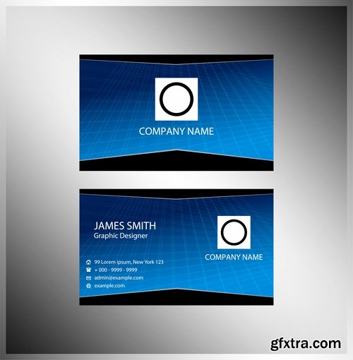 Collection of vector image business card business logo template banner 25 Eps