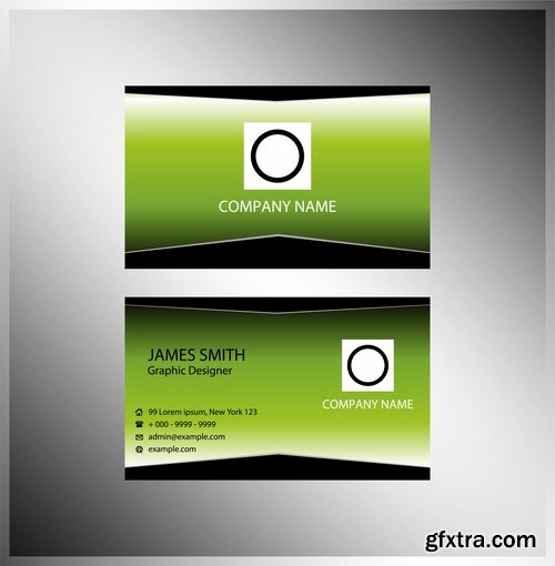 Collection of vector image business card business logo template banner 25 Eps