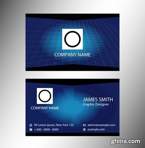 Collection of vector image business card business logo template banner 25 Eps