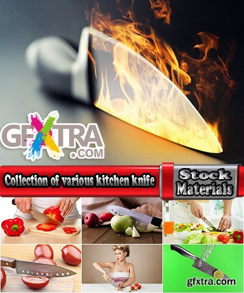 Collection of various kitchen knife slicing produce chef blade acuity 25 HQ Jpeg