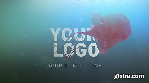 VideoHive Deep Sea Jellyfish Logo Reveal 8030825