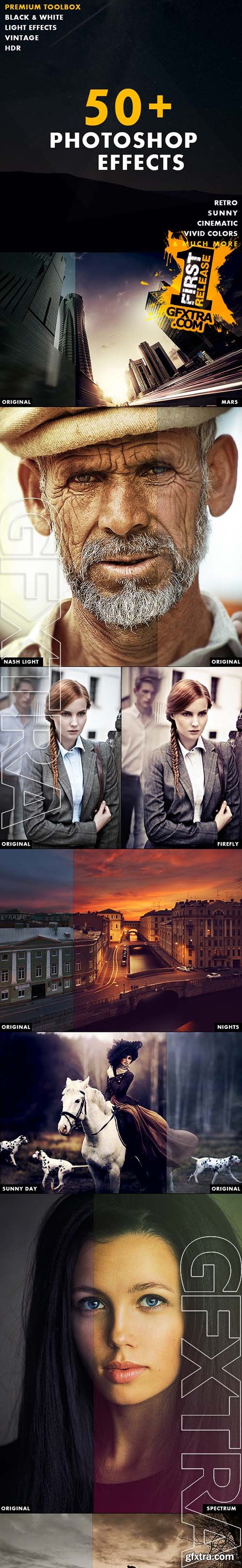 50+ Photoshop Effects - GraphicRiver 10102349