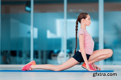 Stock Photos - Sporty girls 4, 25xJPG