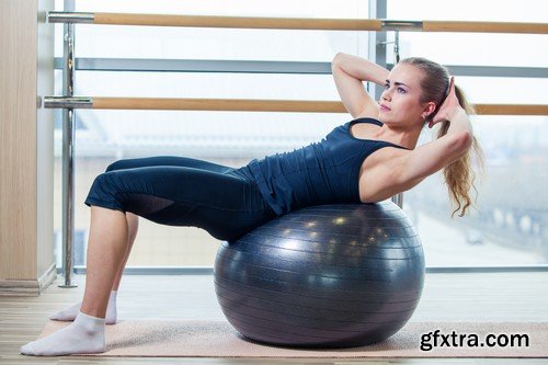 Stock Photos - Sporty girls 4, 25xJPG