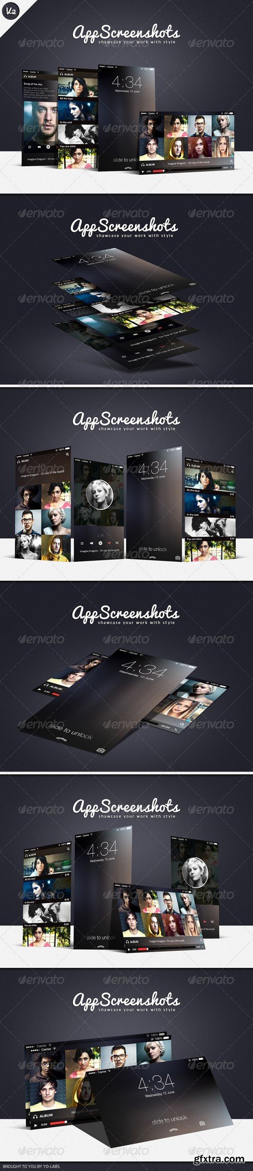 GraphicRiver - App Screenshot Mockups Bundle 7656030