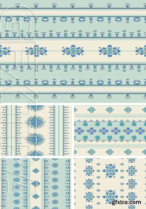 Stock Vectors - Mexican ornaments. seamless pattern