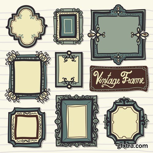 Frame vector, 15 x EPS