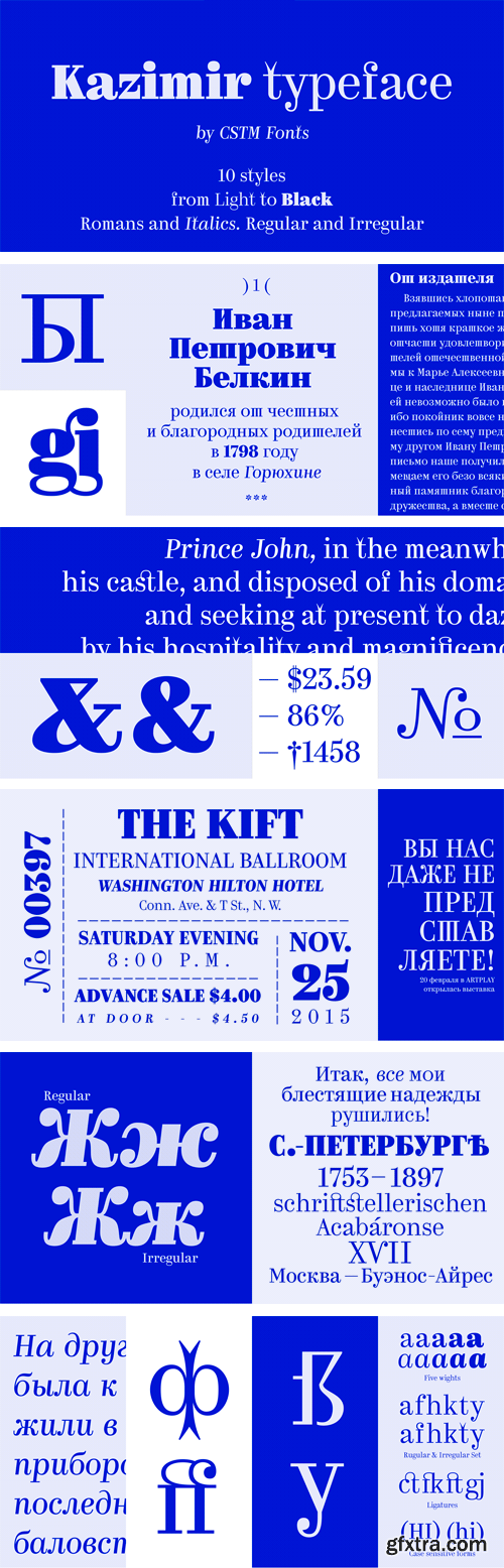 Kazimir Font Family