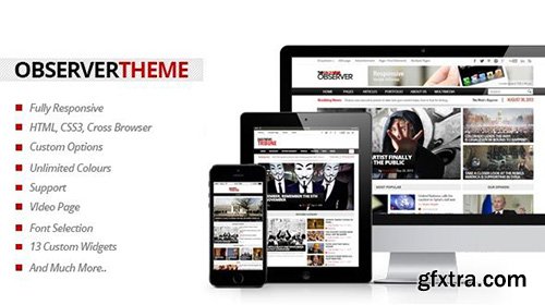 Mojo-Themes - Observer v1.3 - Multipurpose News/Magazine Theme