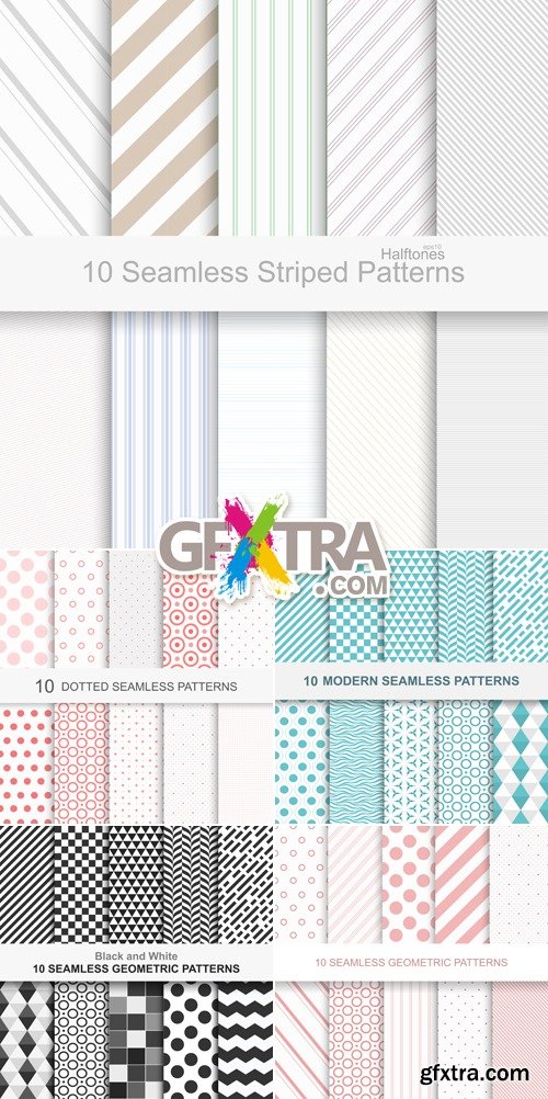 Various Seamless Patterns Vector 2