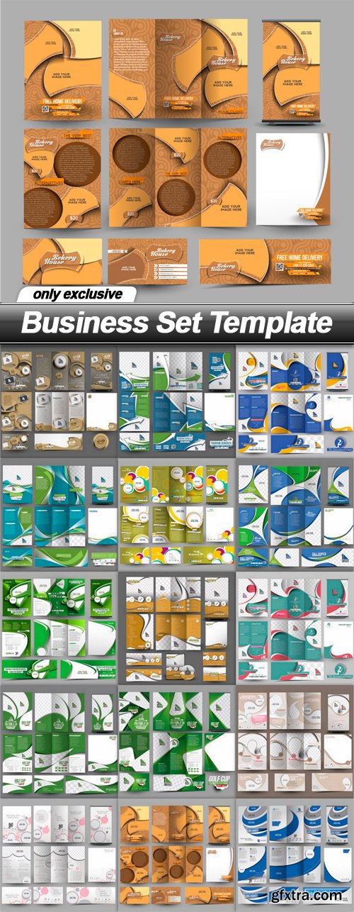 Business Set Template - 15 EPS