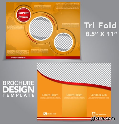 Collection of business templates flyer banner brochure booklet 25 Eps