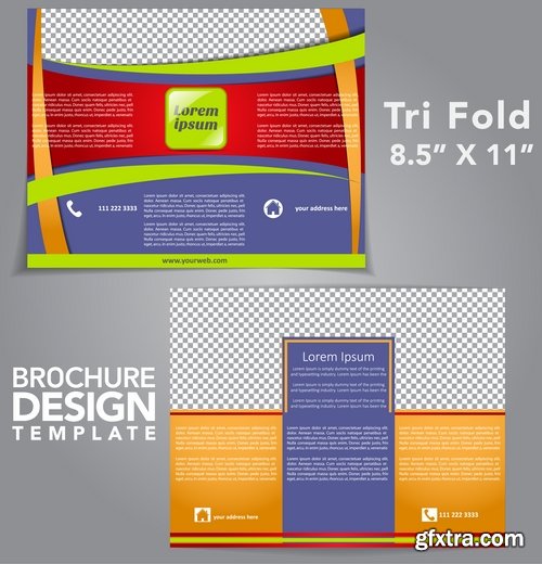 Collection of business templates flyer banner brochure booklet 25 Eps