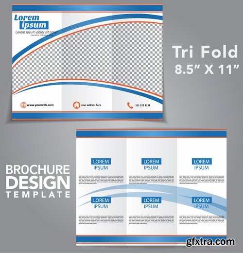 Collection of business templates flyer banner brochure booklet 25 Eps