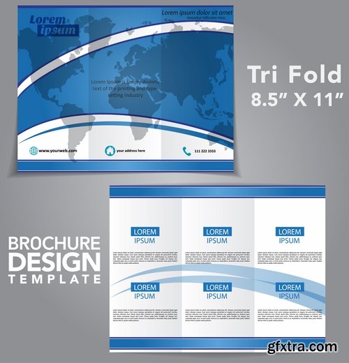 Collection of business templates flyer banner brochure booklet 25 Eps