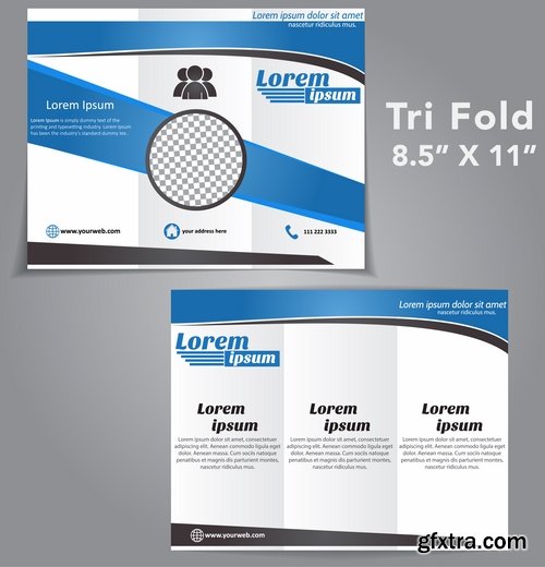 Collection of business templates flyer banner brochure booklet 25 Eps