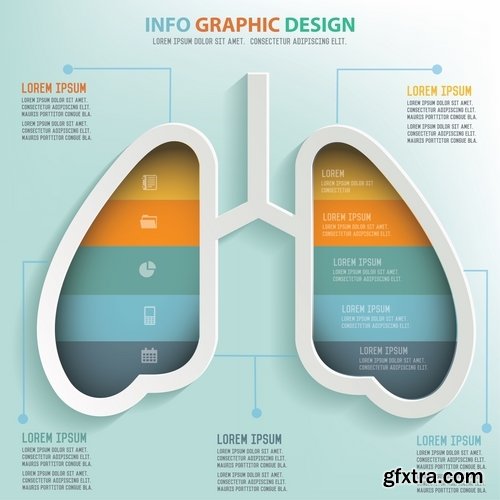 Collection of vector image conceptual business infographics #3-25 Eps