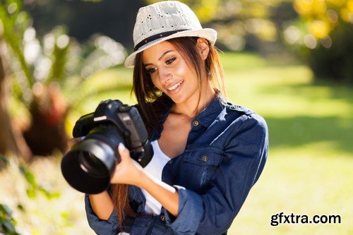 Girl with camera