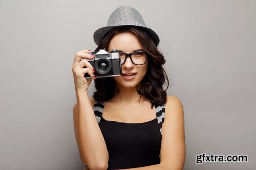 Girl with camera