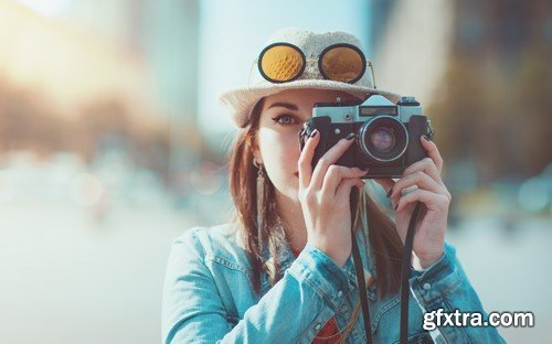 Girl with camera