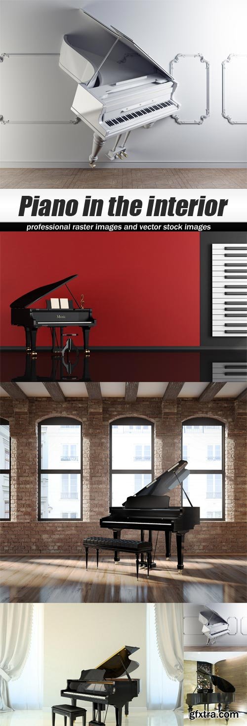 Piano in the interior