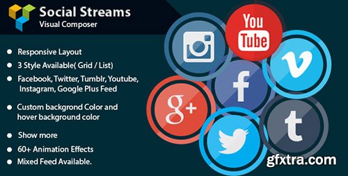 CodeCanyon - Visual Composer - Social Streams v1.1 - 11471294