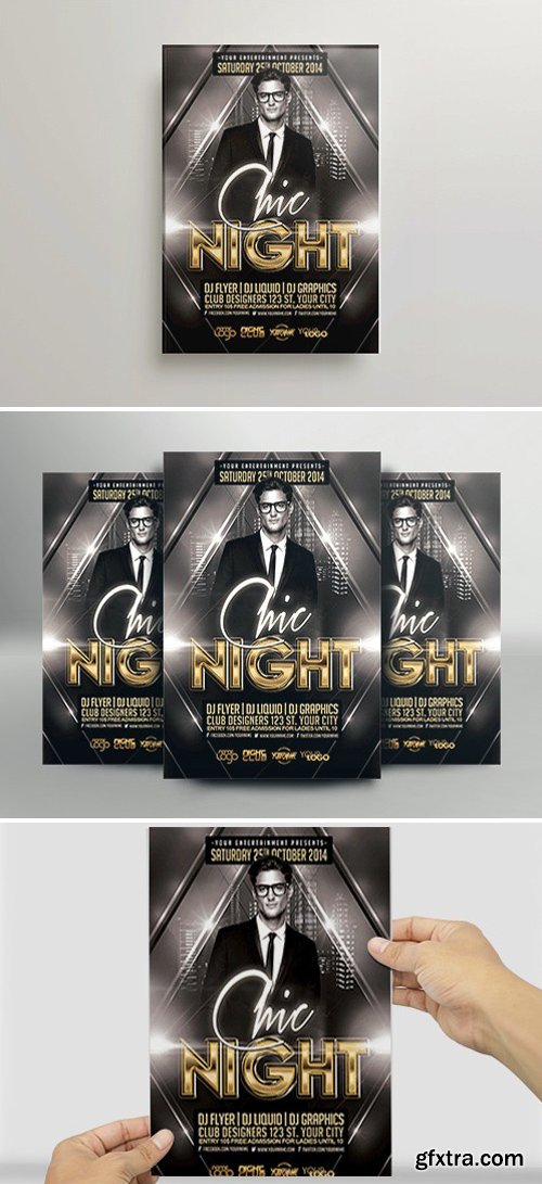 Chic Night Flyer Template